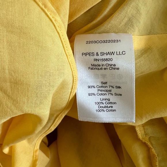 Veronica Beard Virginia Dress in Yellow - Picture 9 of 11